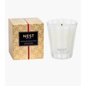 NEST Fragrances Spiced Orange & Clove Candle - Gold and White